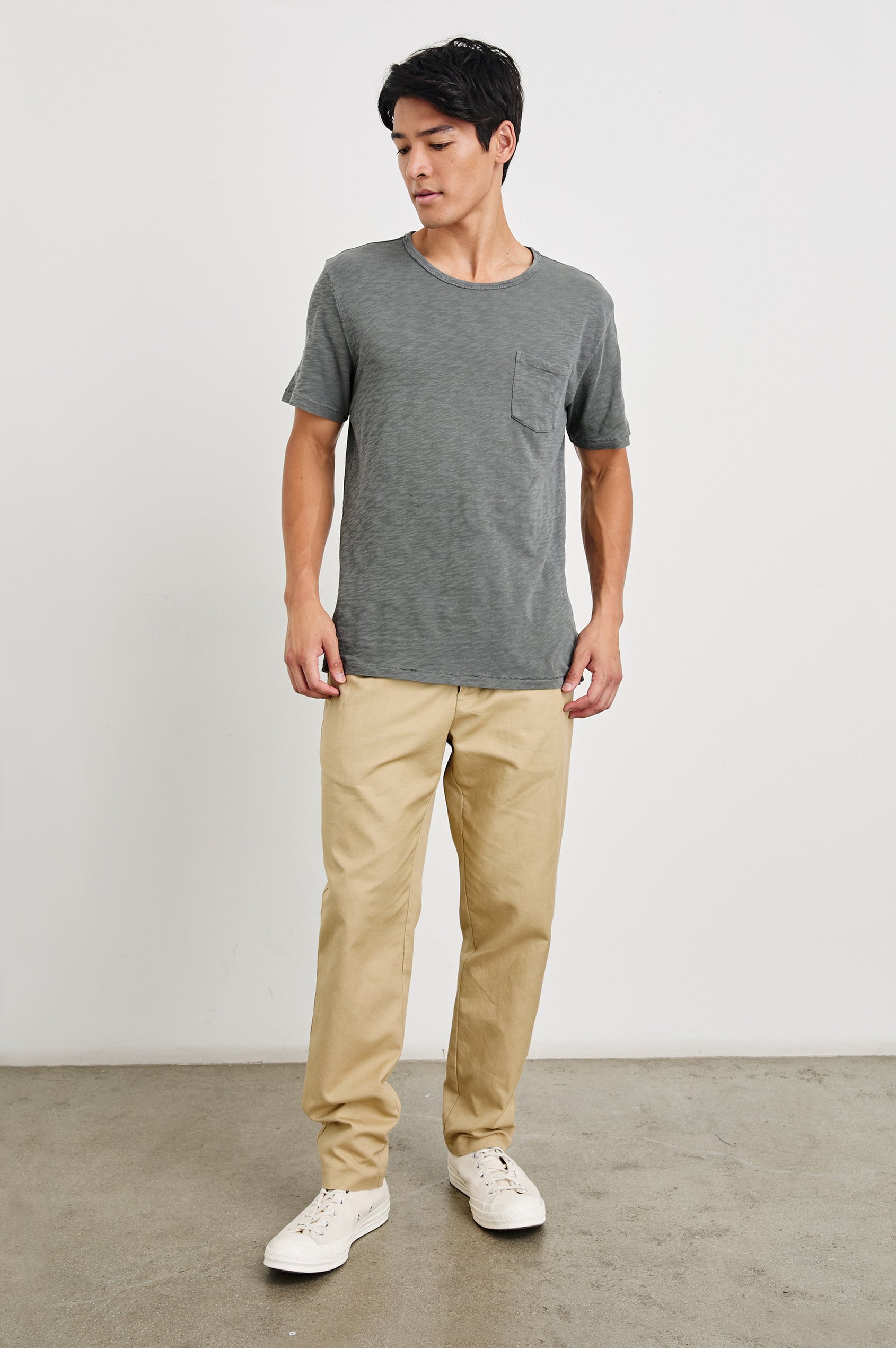 SKIPPER T-SHIRT - WASHED BLACK