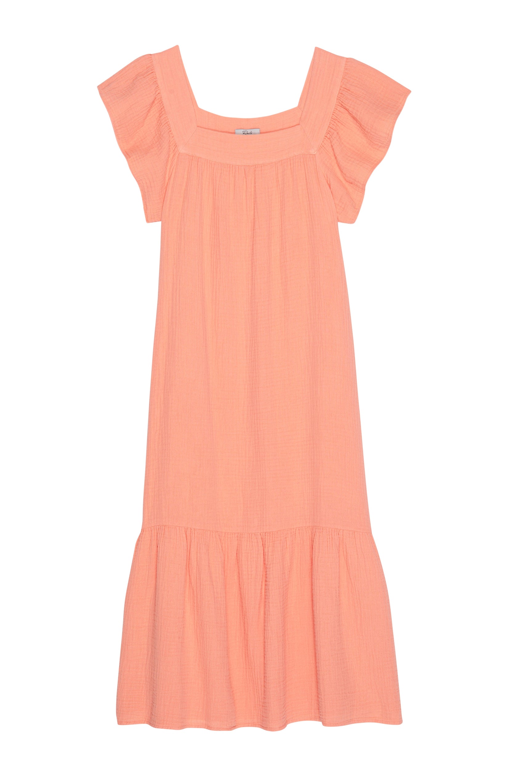 SKYLAR DRESS - PEACH AMBER
