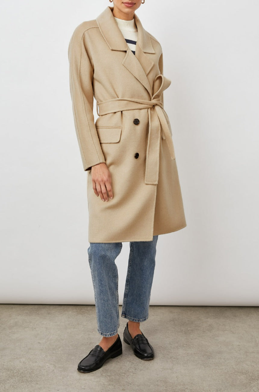 SLOAN SAND COAT-FULL FRONT BODY
