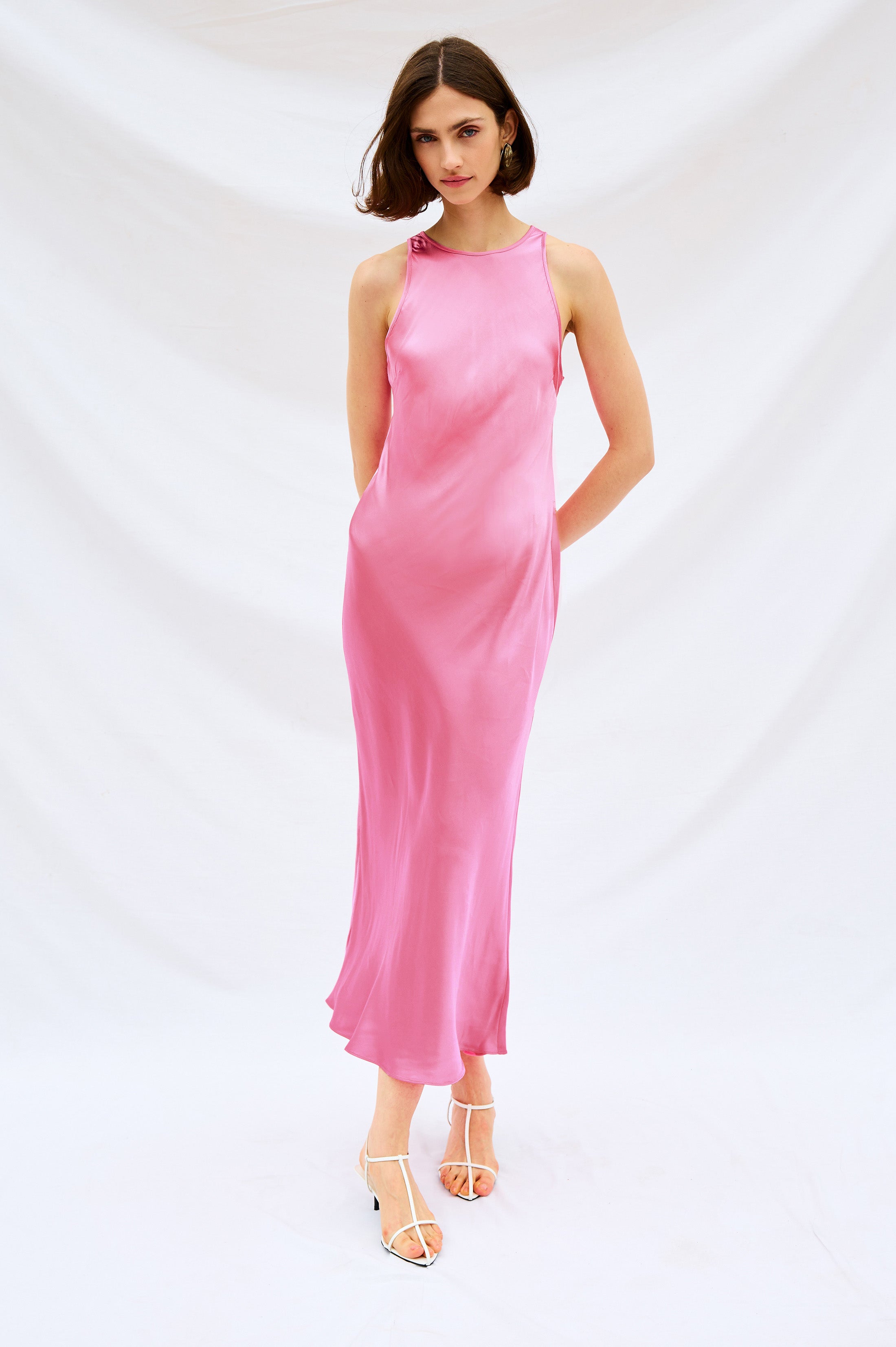 SOLENE DRESS - MALIBU PINK – Rails UK