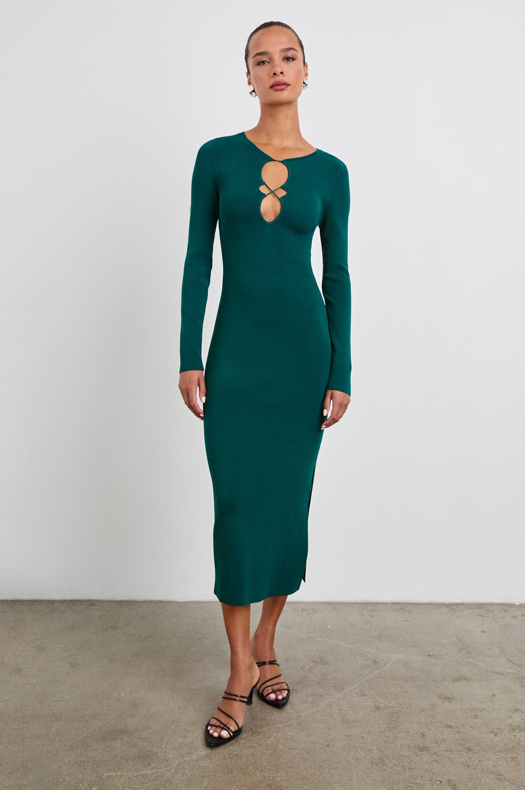 SOLMA DRESS - EVERGREEN Rails UK SOLMA DRESS - EVERGREEN Rails UK