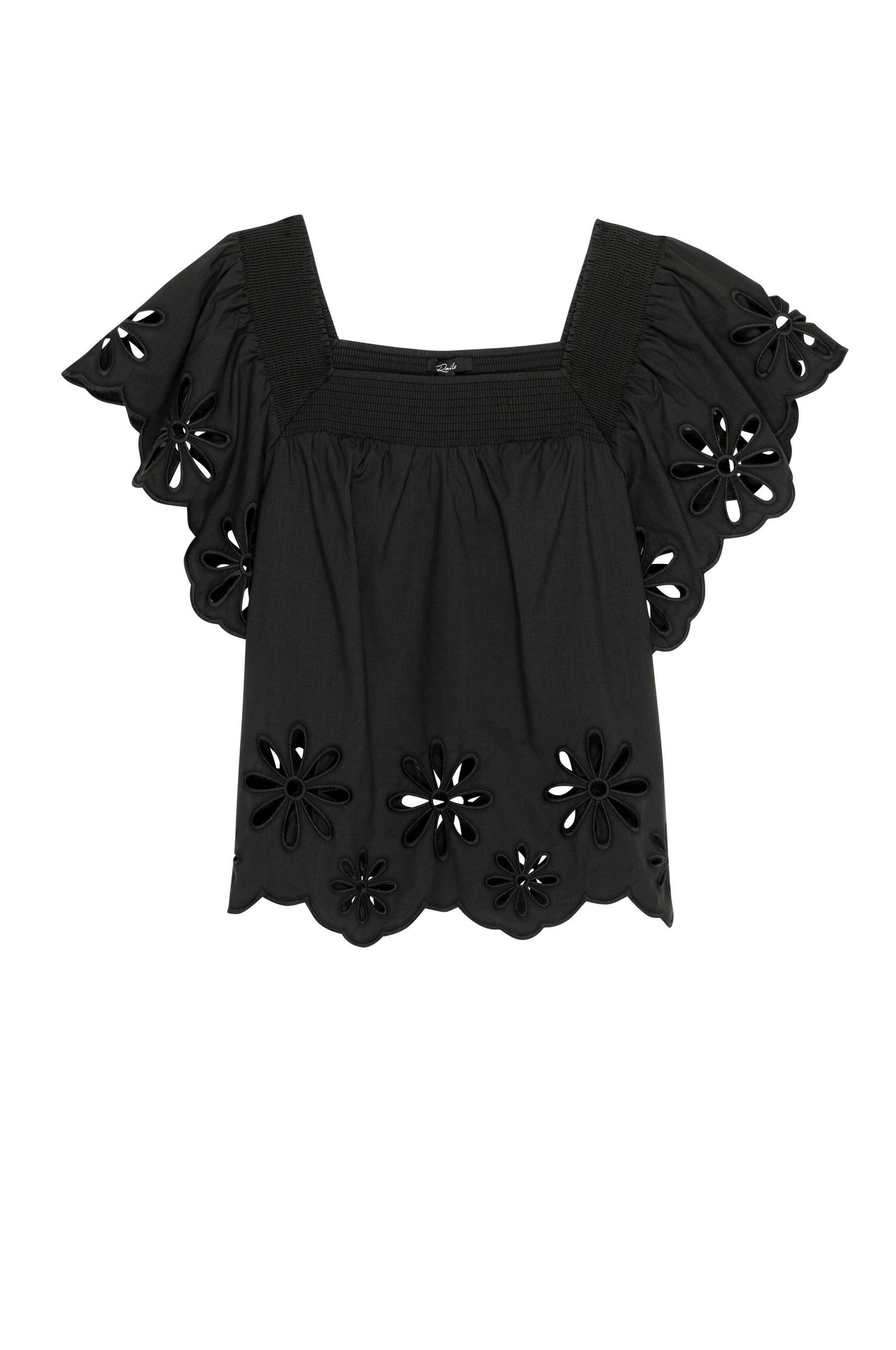 SONORA TOP - BLACK EYELET