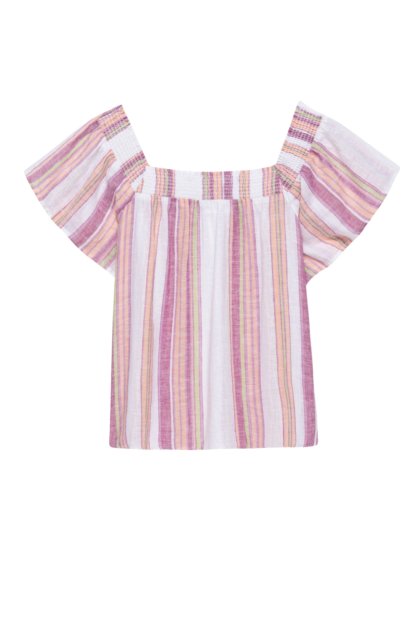 SONORA TOP - HIBISCUS STRIPE