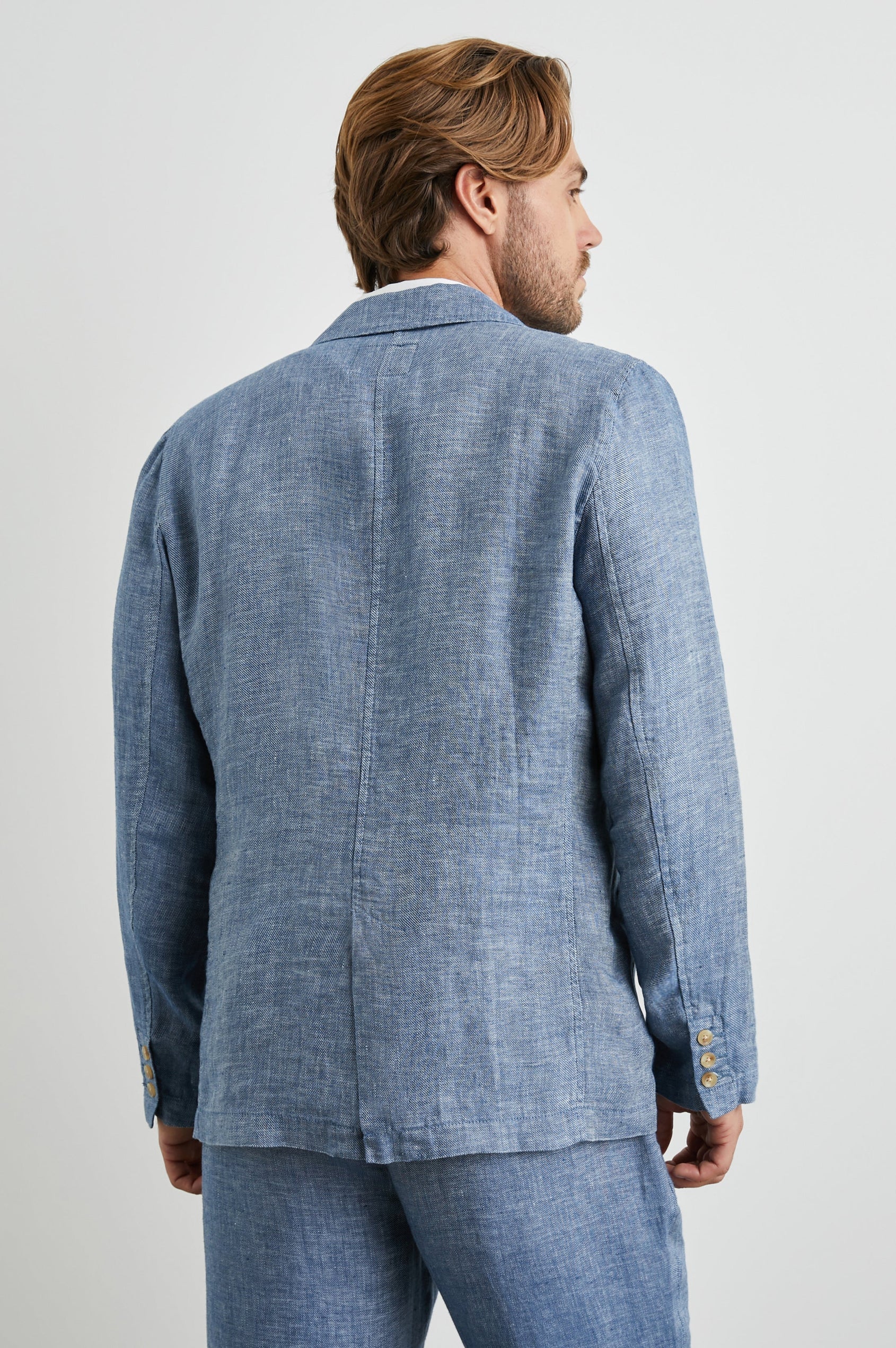 SORRENTO BLAZER BLUE MIRAGE - BACK BODY
