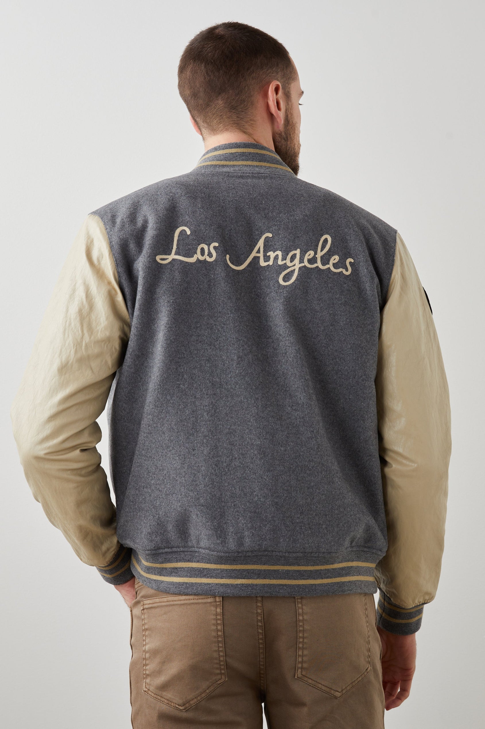 STANLEY HEATHER GREY DUNE JACKET - BACK