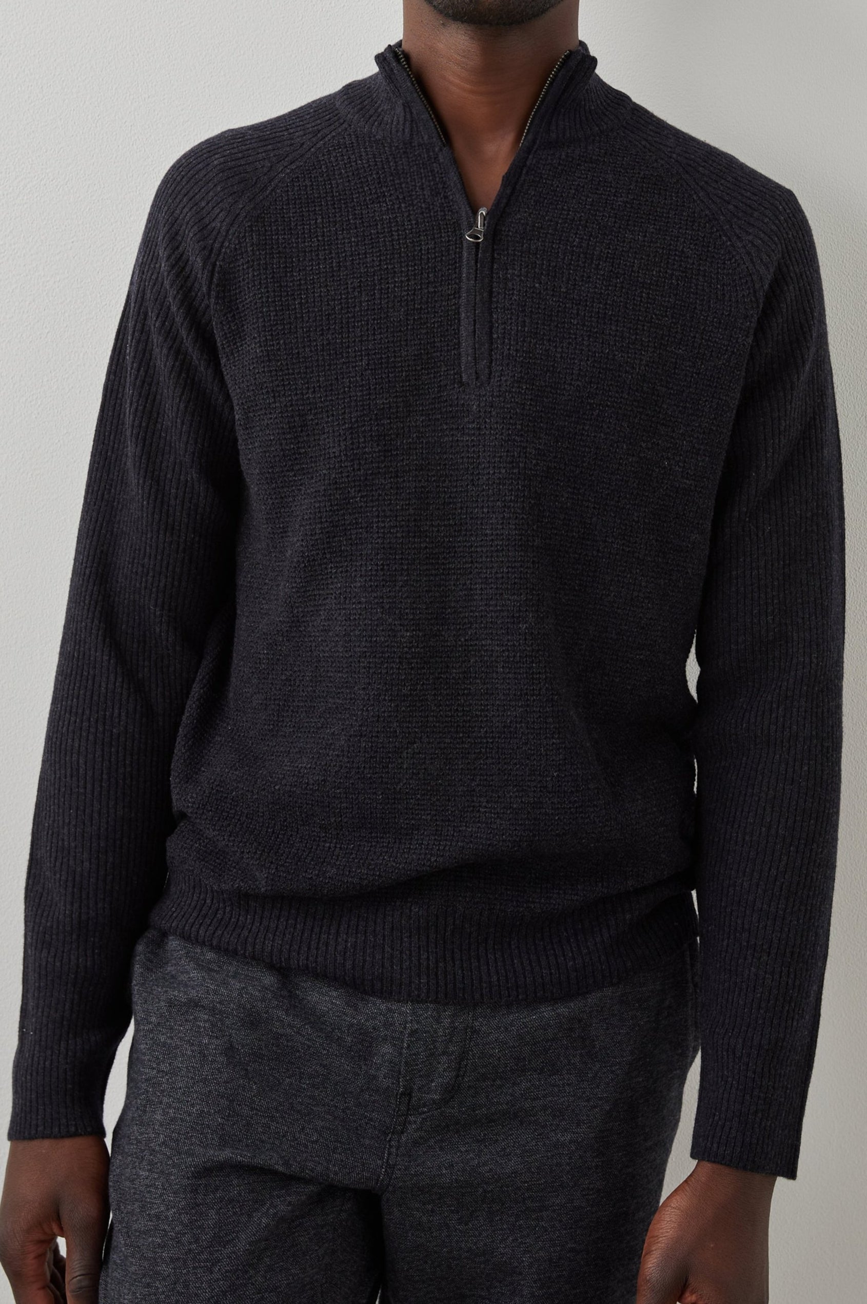 STARK CAST IRON QUARTER ZIP - FRONT