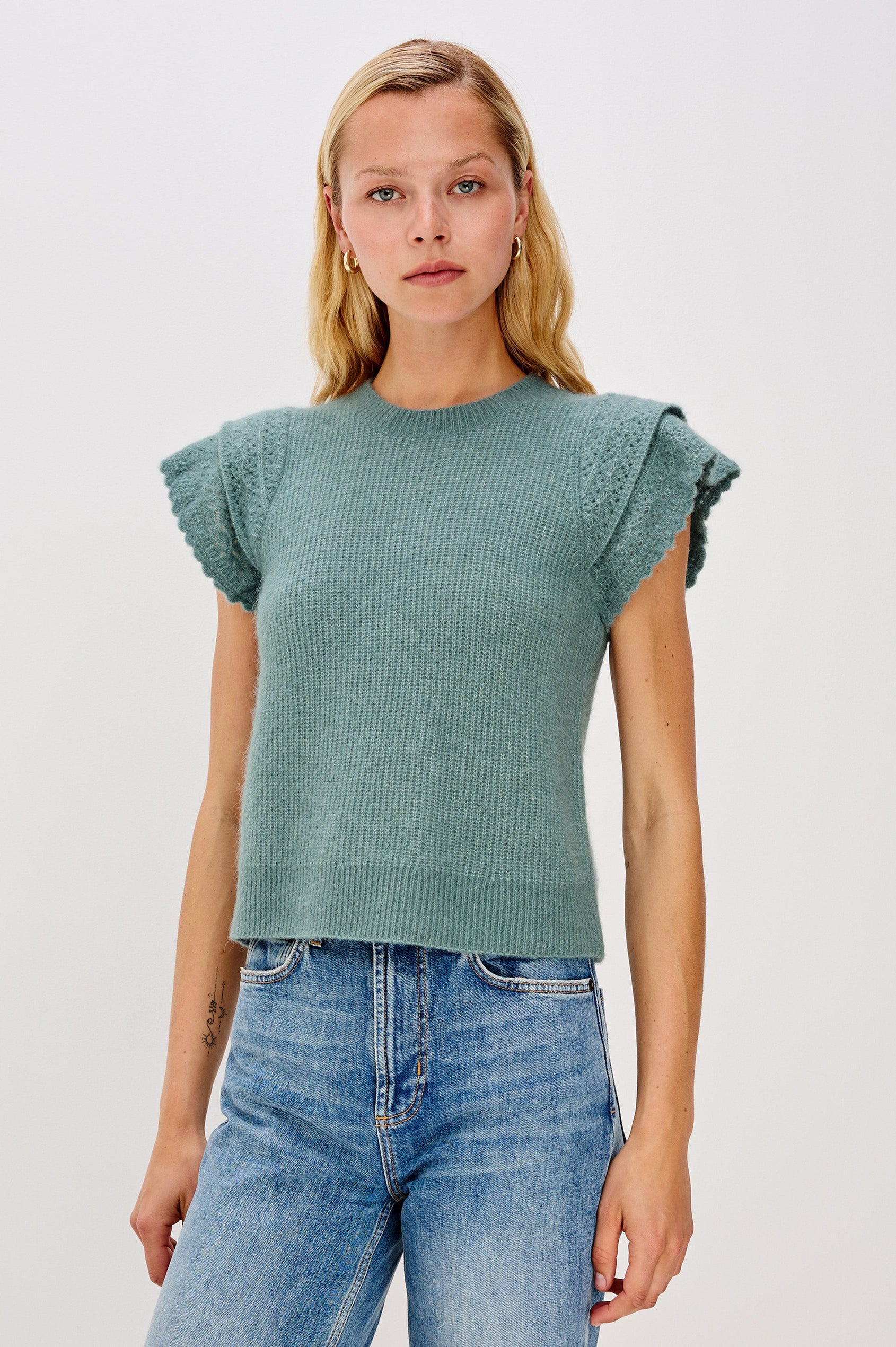 STASIA TOP - TEAL