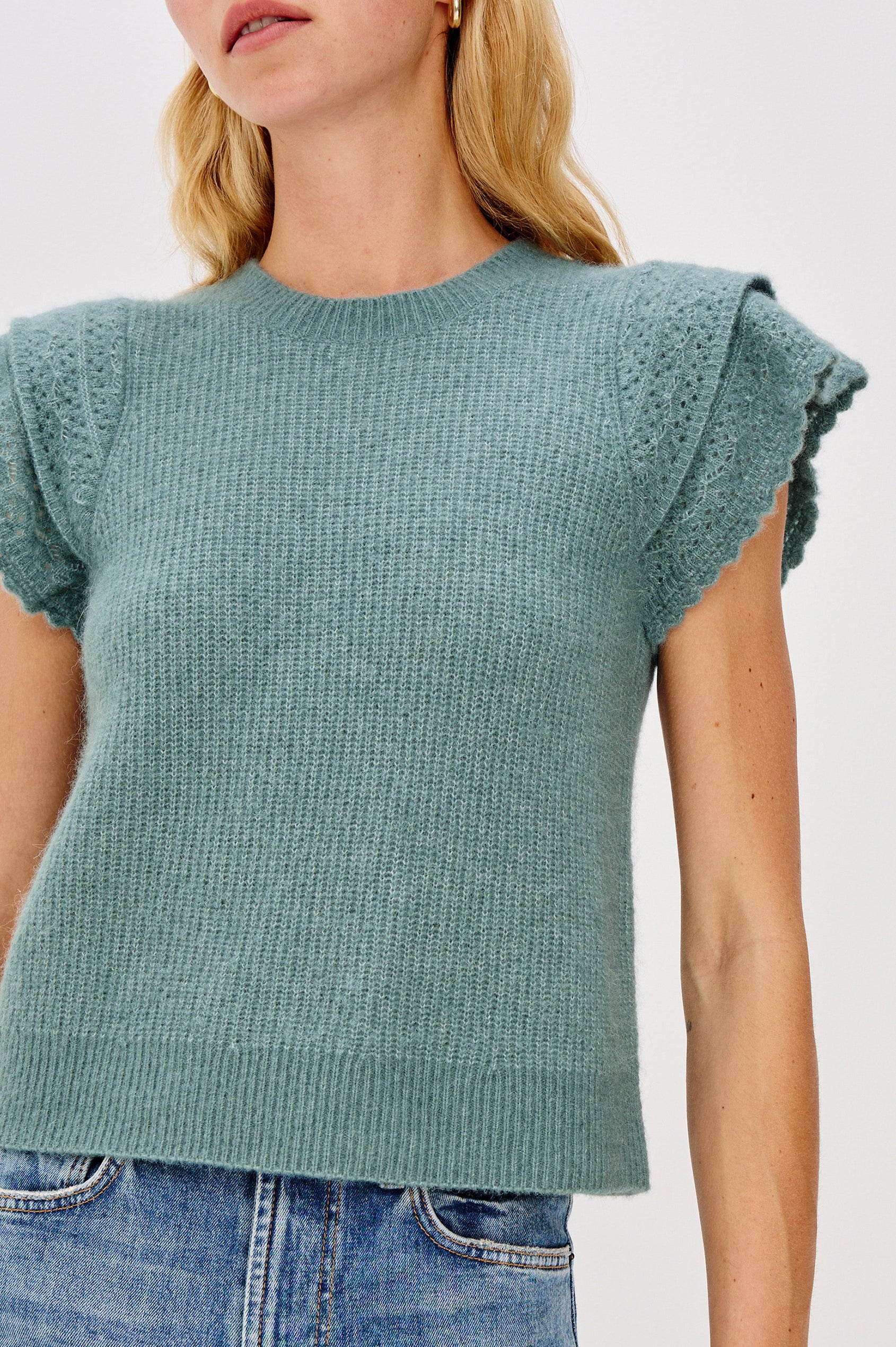STASIA TOP - TEAL