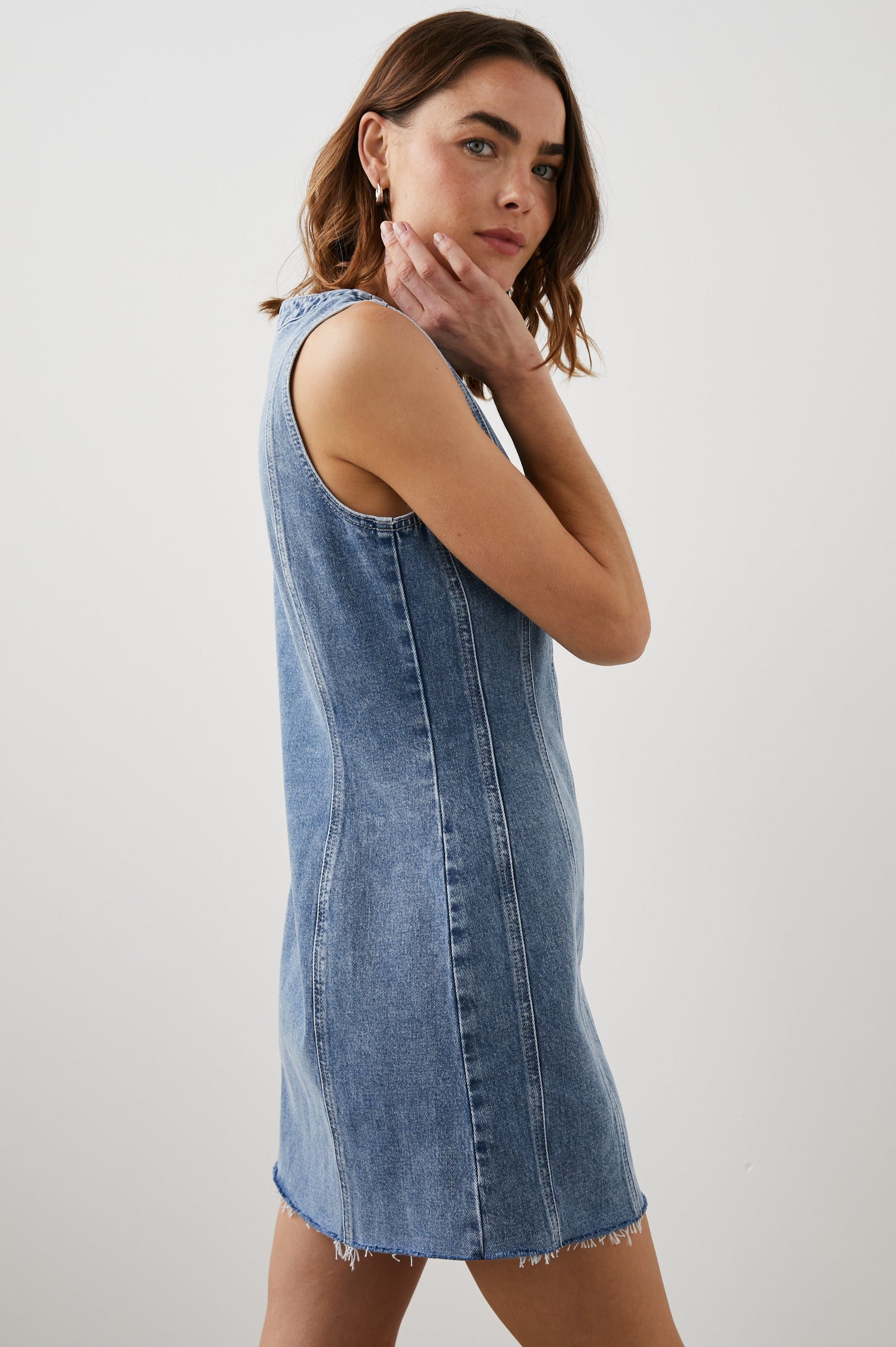 STRAND DRESS CASCADE - SIDE ANGLE