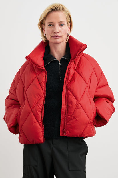 Ladies designer puffer jackets best sale