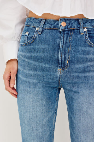 SUNSET CROP SLIM FLARE - TIDAL WAVE