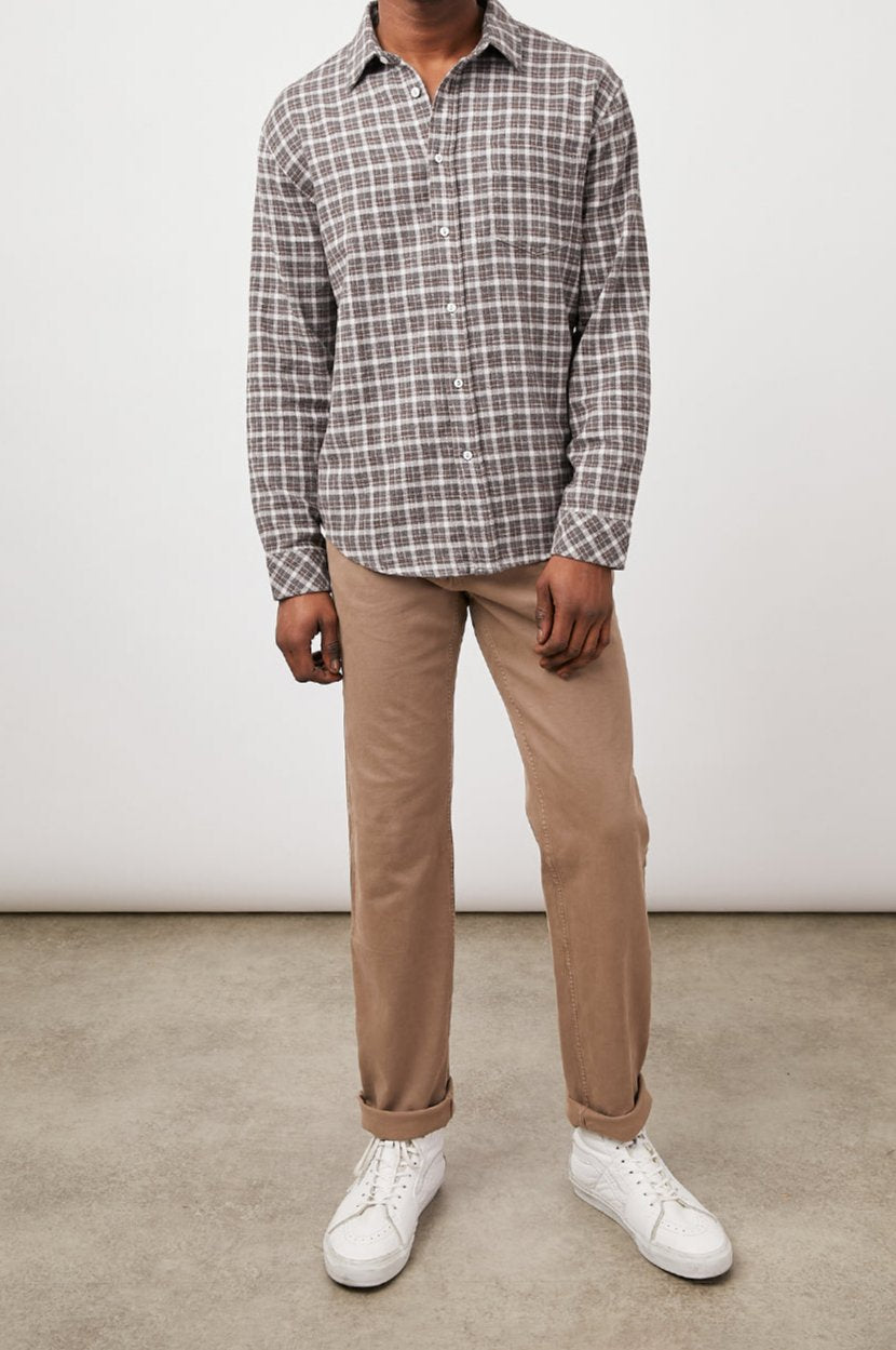 SUSSEX SHIRT - COFFEE SHOP MELANGE