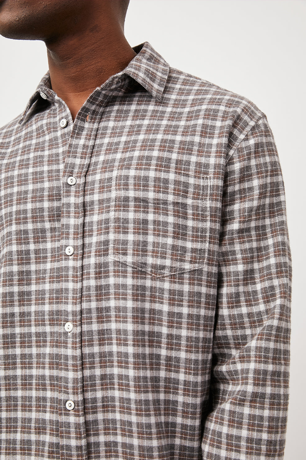 SUSSEX SHIRT - COFFEE SHOP MELANGE