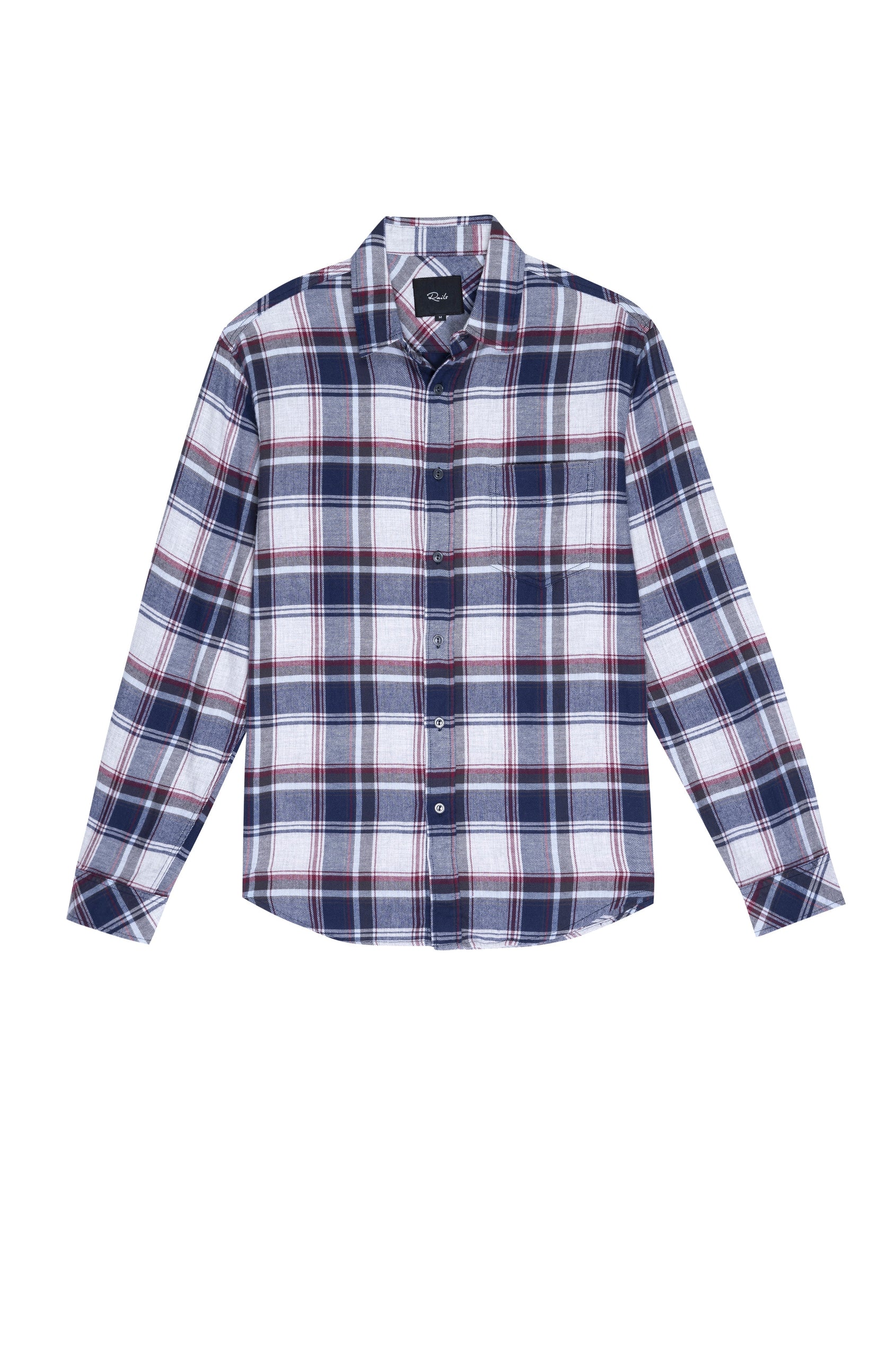 Sussex Sapphire Currant Button Down Long Sleeve- flat