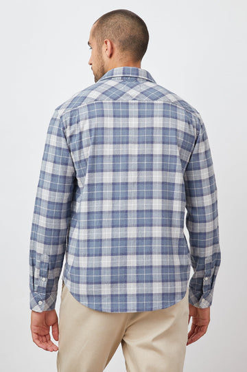 SUSSEX SHIRT - FROST BLUE MELANGE