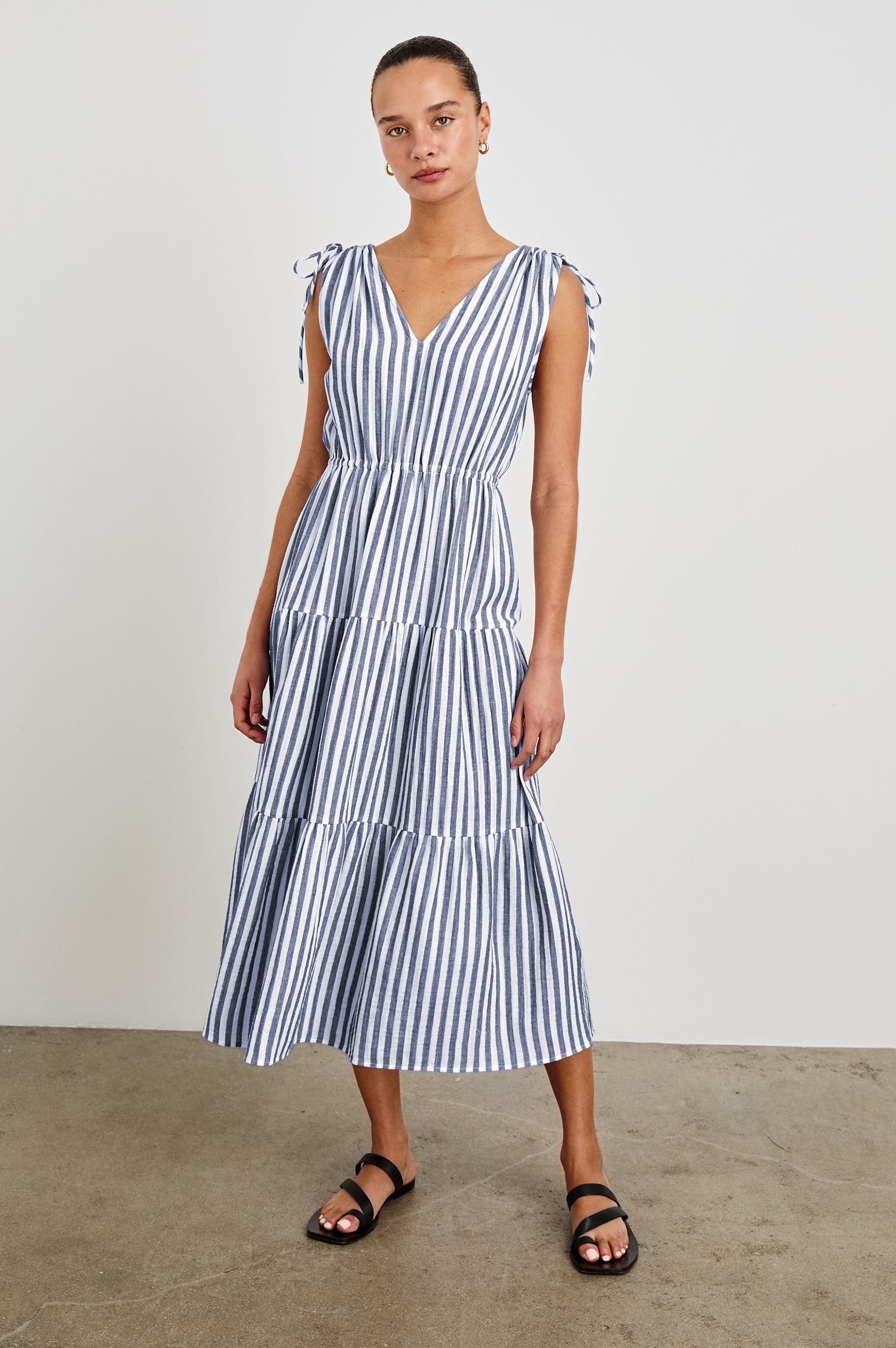 SUZETTE DRESS - ADMIRAL STRIPE – Rails UK