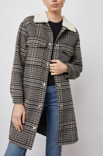  JARO ONYX TAUPE PINK COAT- FRONT