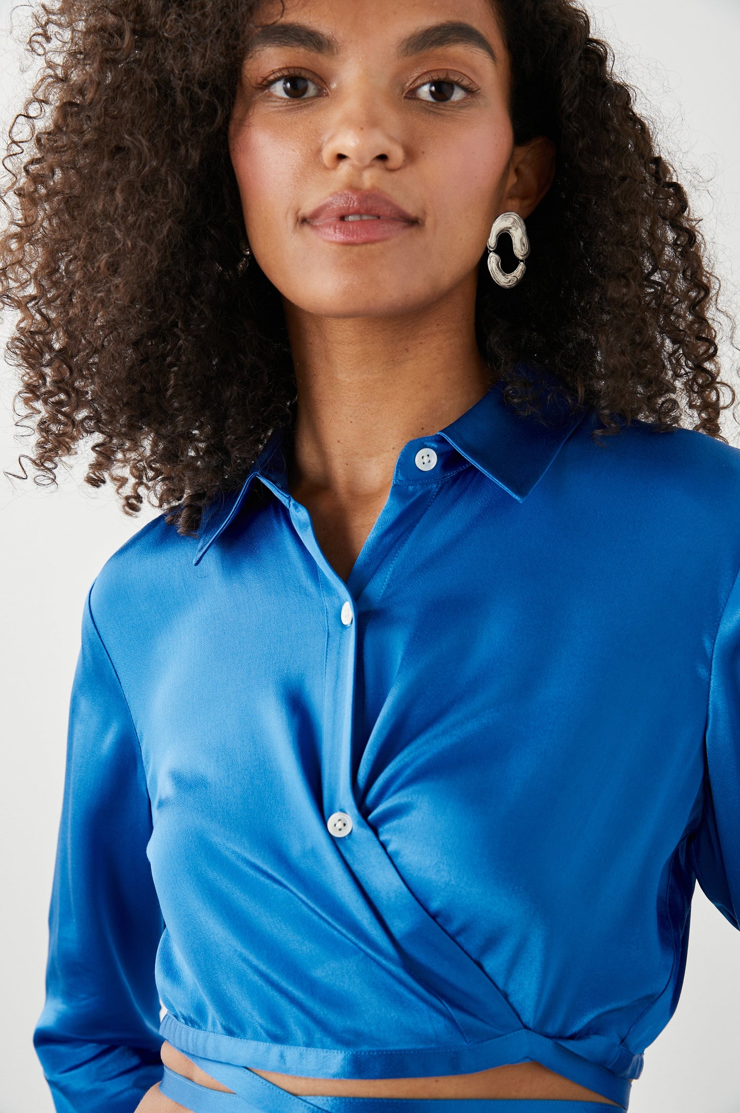 TIANA TOP COBALT - DETAIL