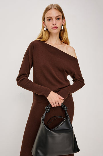 TIANNA SWEATER - BORDEAUX