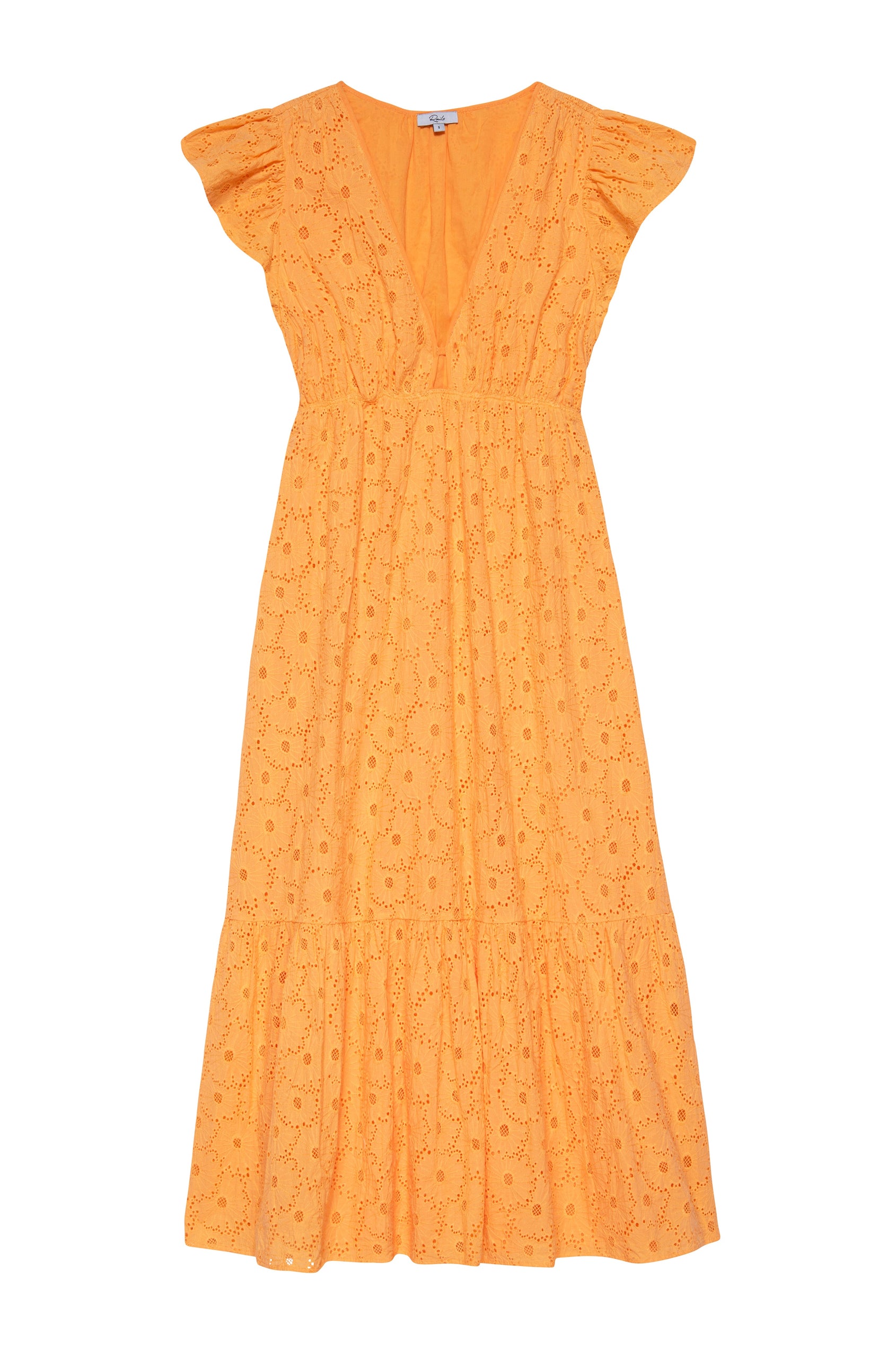 TINA DRESS - MARIGOLD EYELET