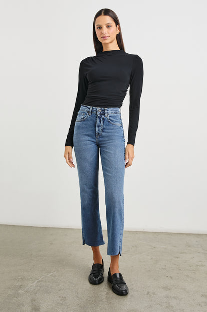 TOPANGA-CROP-PURE-INDIGO-FRONT FULL BODY