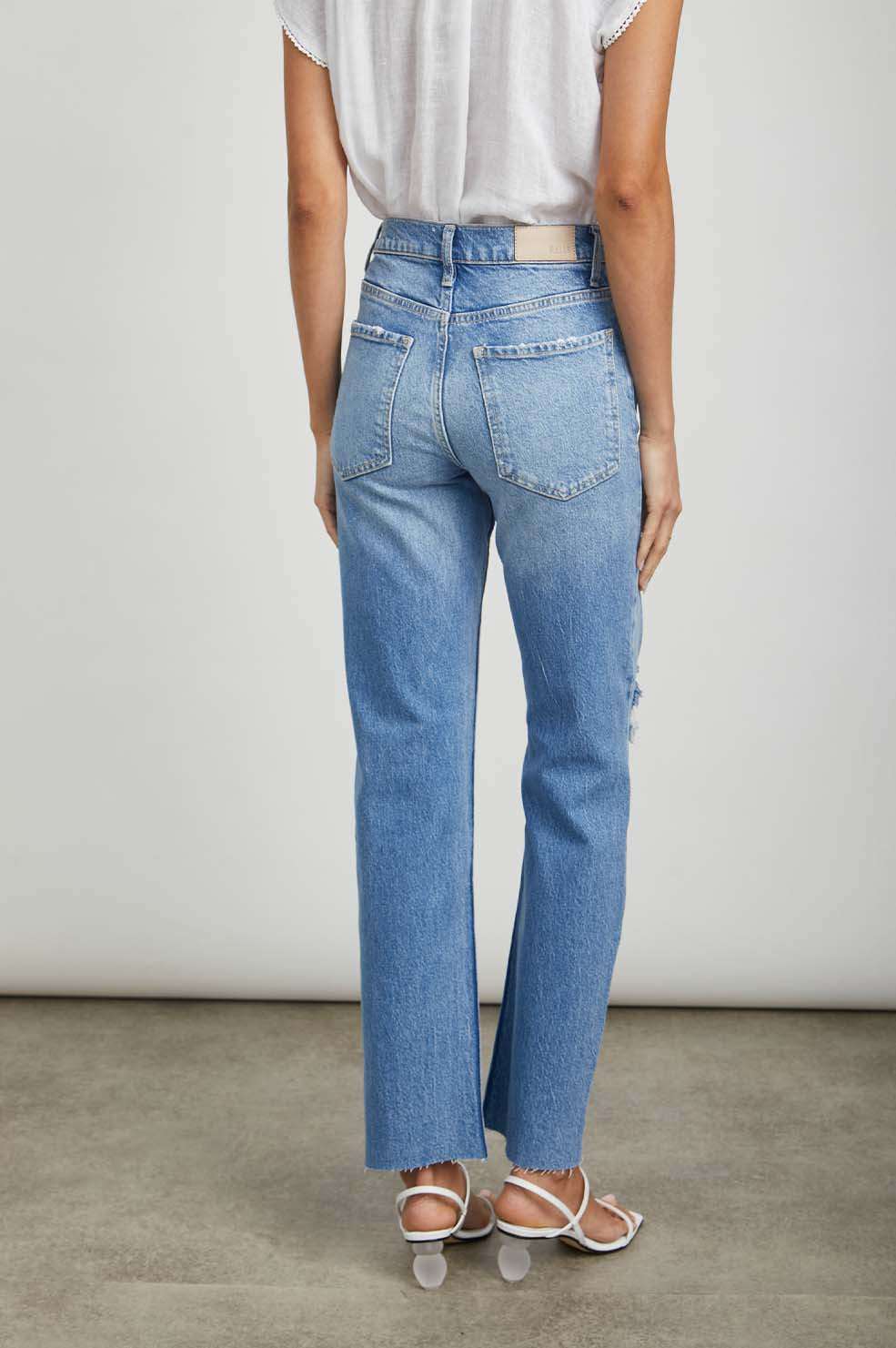 TOPANGA STRAIGHT - FADED BLUE DESTROY - BACK