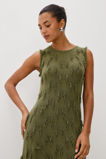 TRIVENTO DRESS - OLIVE