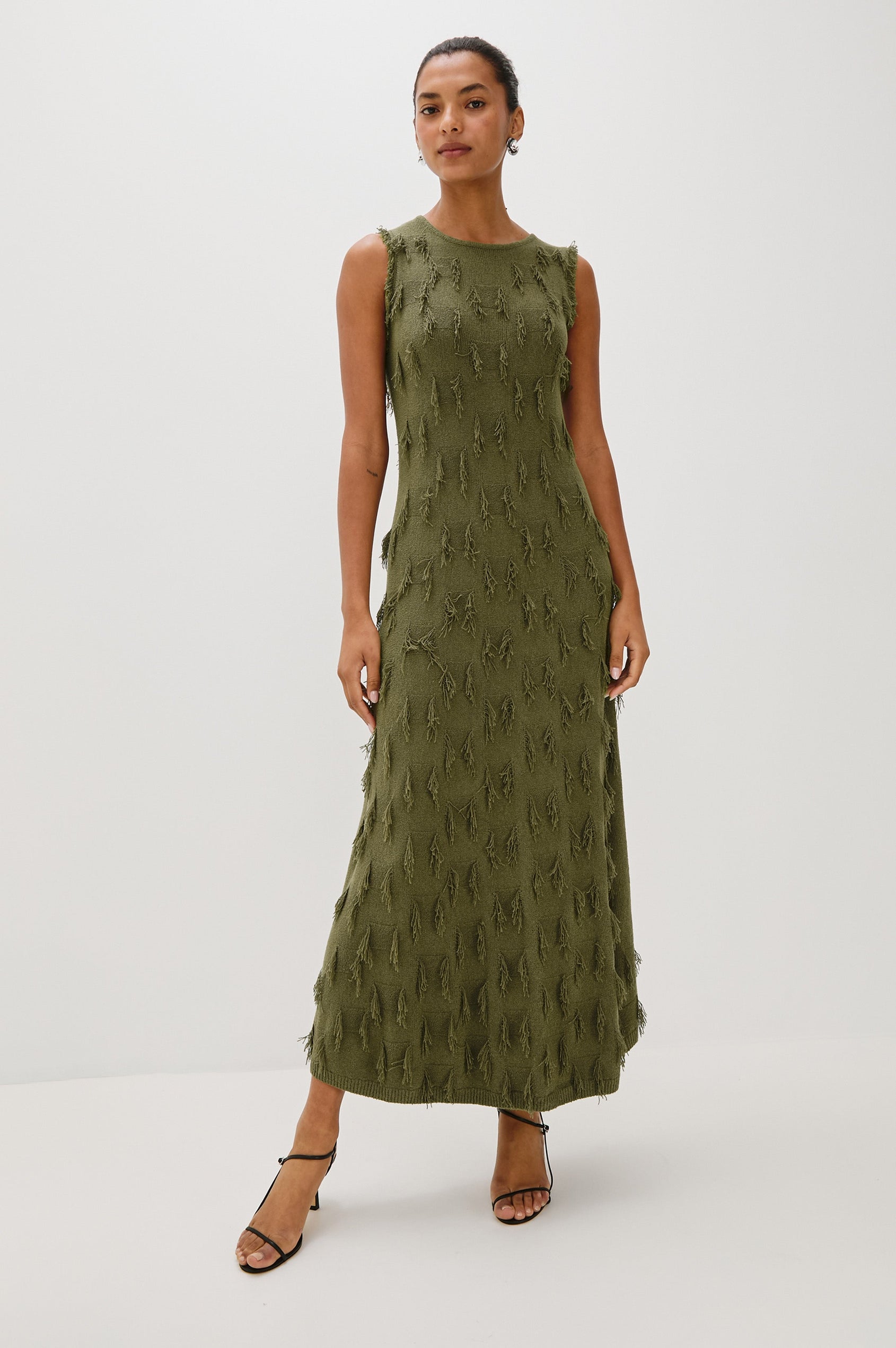 TRIVENTO DRESS - OLIVE