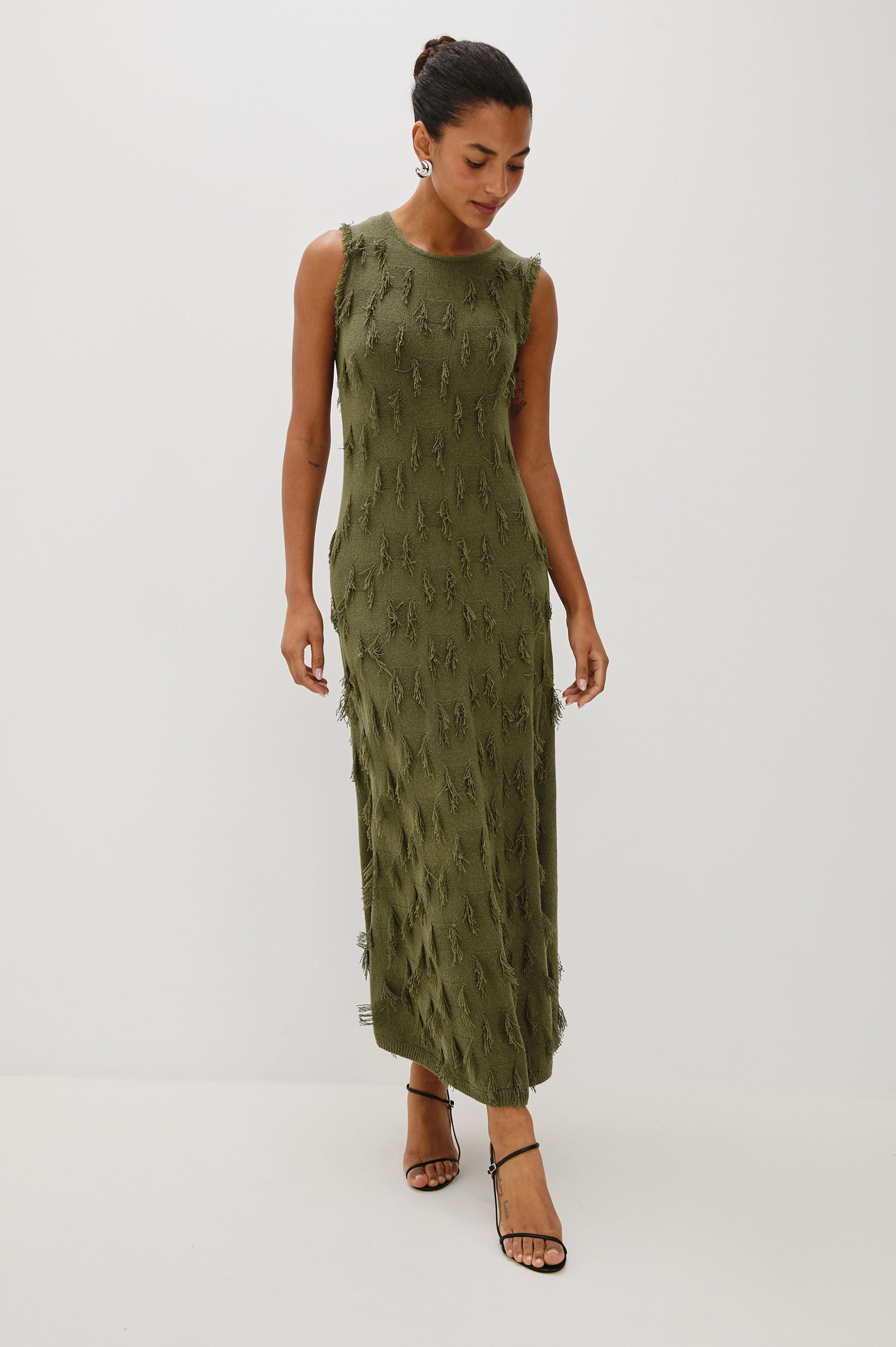 TRIVENTO DRESS - OLIVE