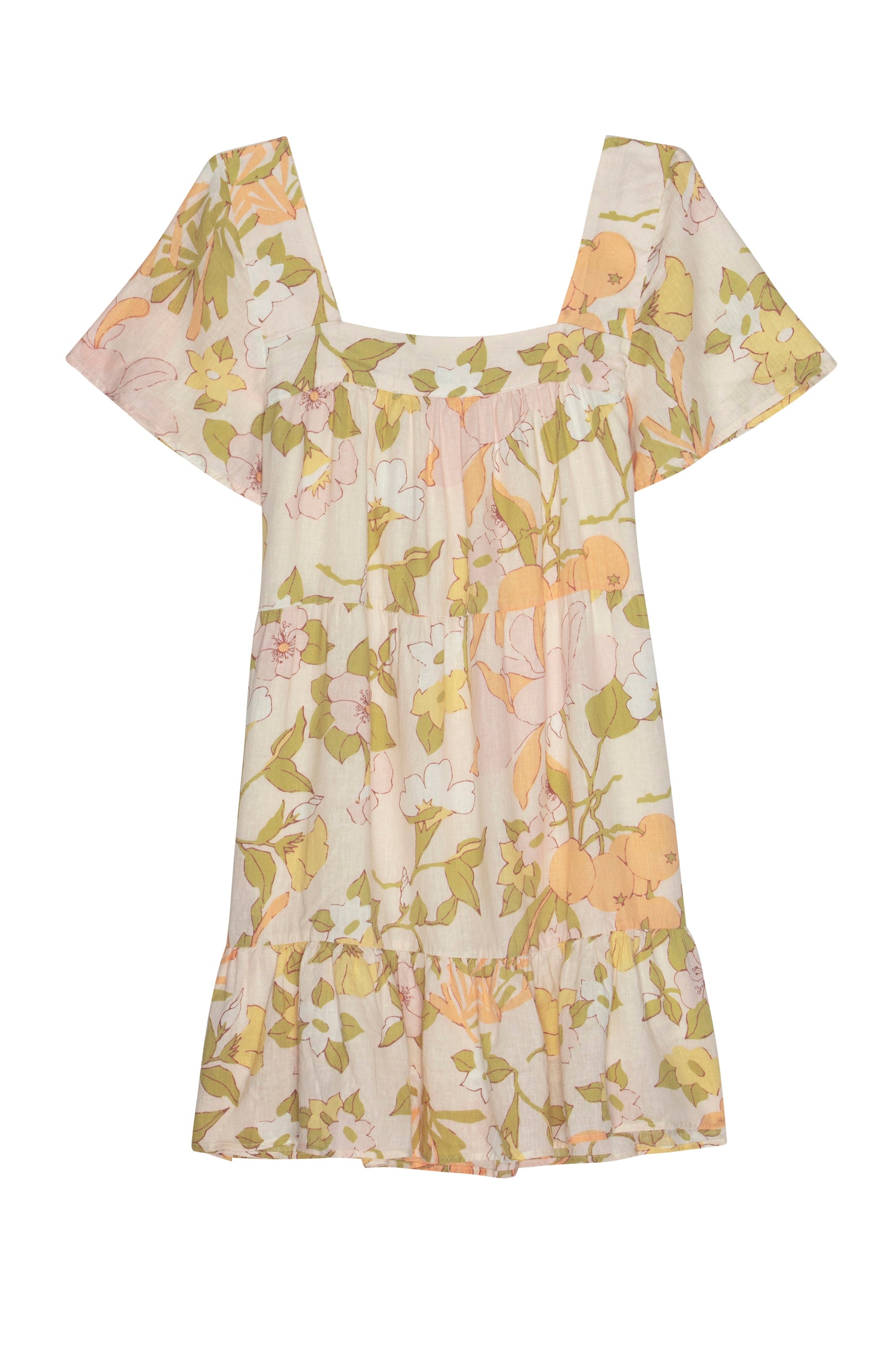 VALENTINA DRESS - CITRUS FLORAL