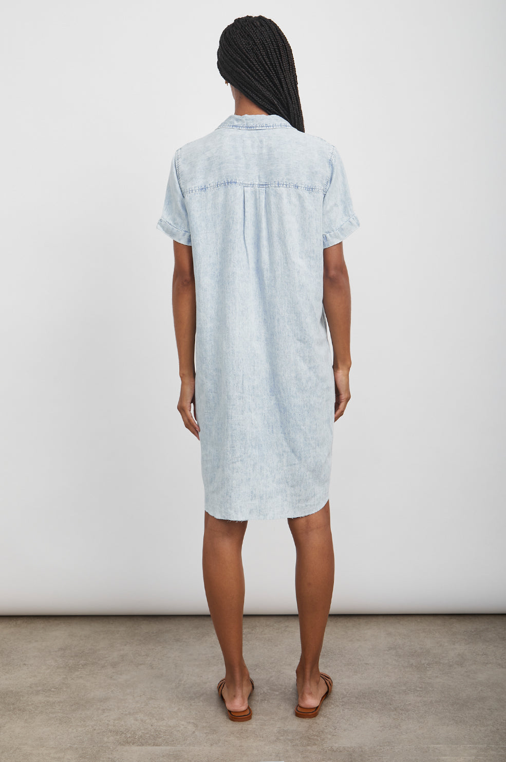 VALERIE LIGH ACID WASH DRESS-BACK FULL BODY