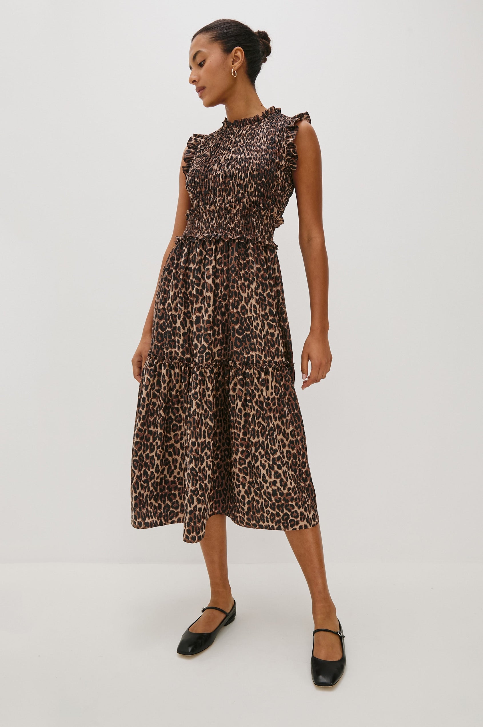 VIVIER DRESS - BROWN NALA