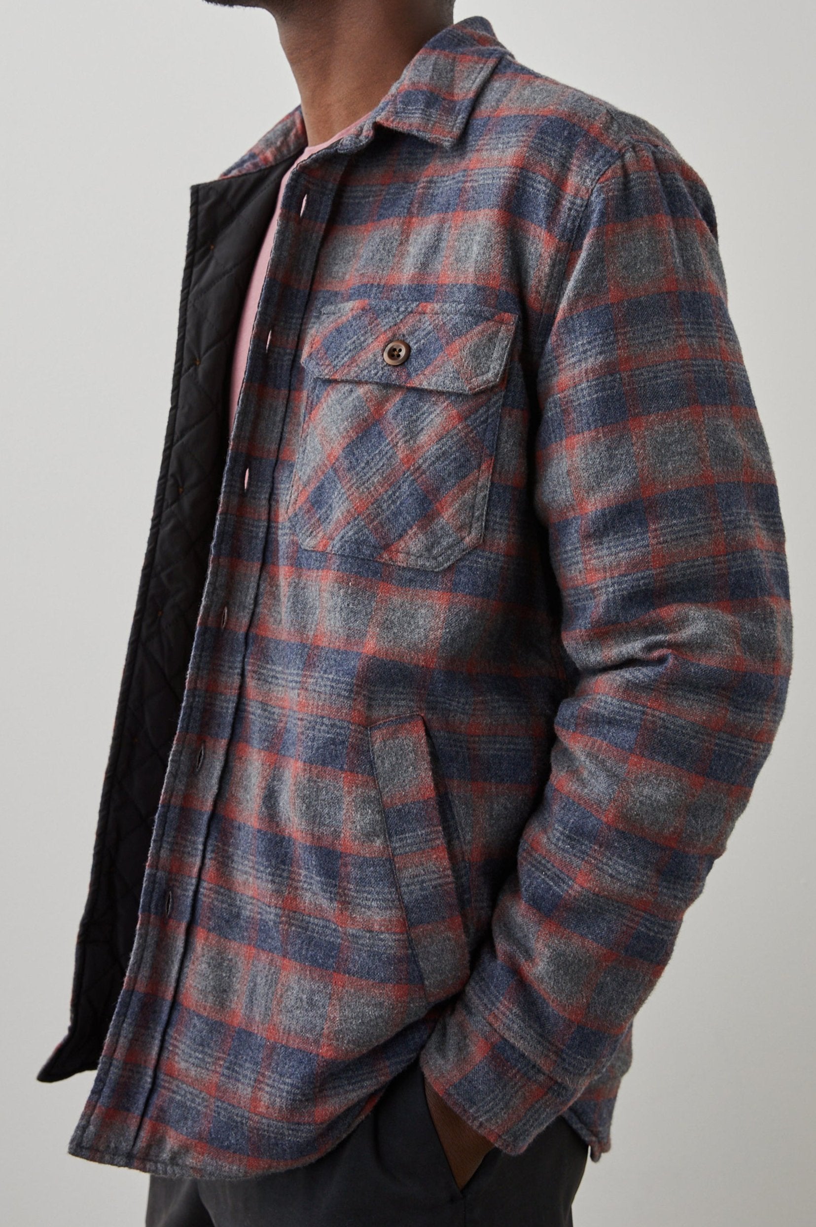 WORHTING MIDNIGHT HARVEST HEATHER JACKET - SIDE