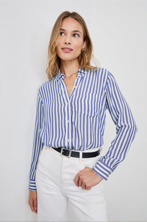 WREN SHIRT BLUE WHITE Rails UK