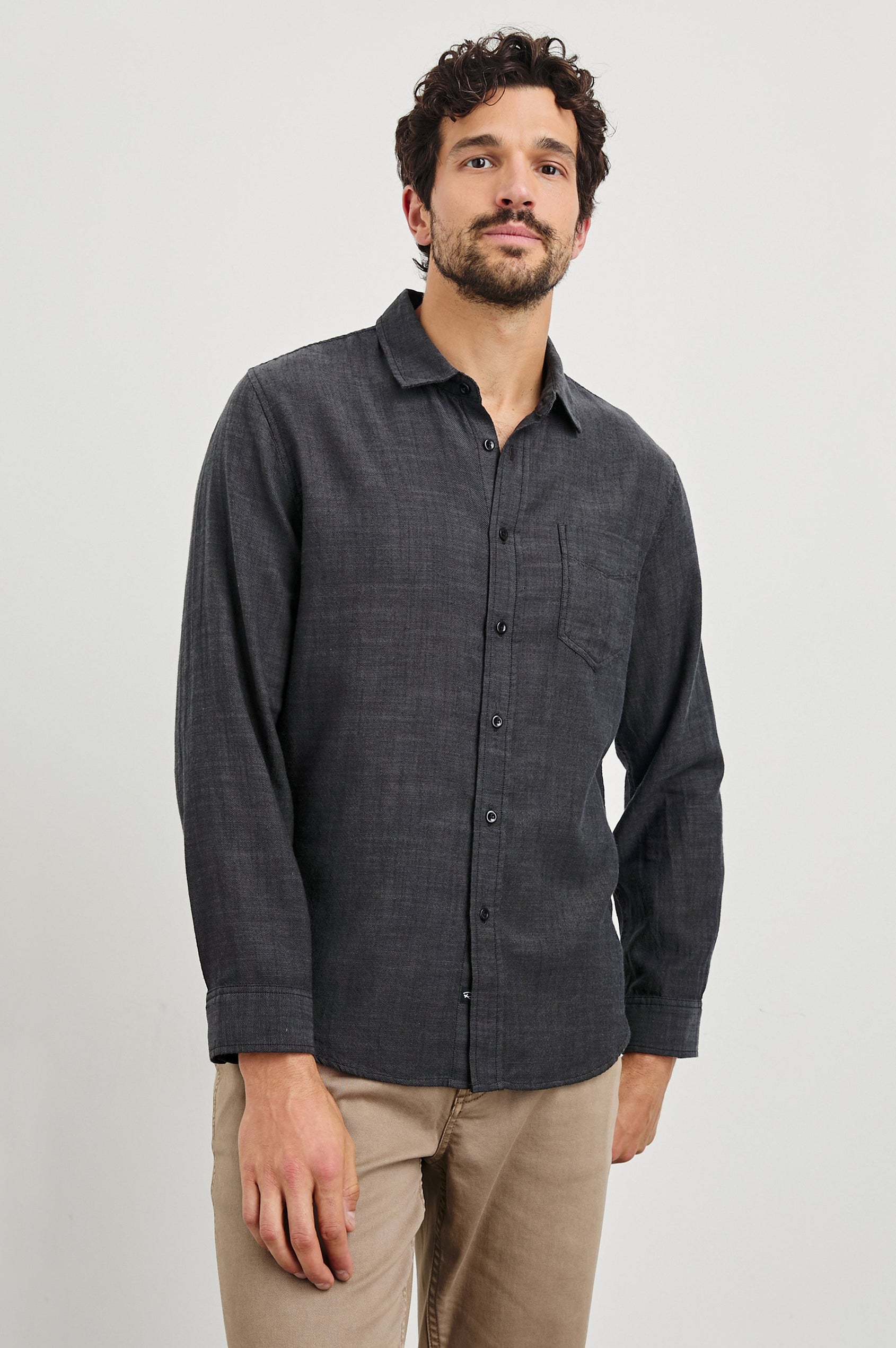 WYATT-BLACK-CHAMBRAY-FRONT