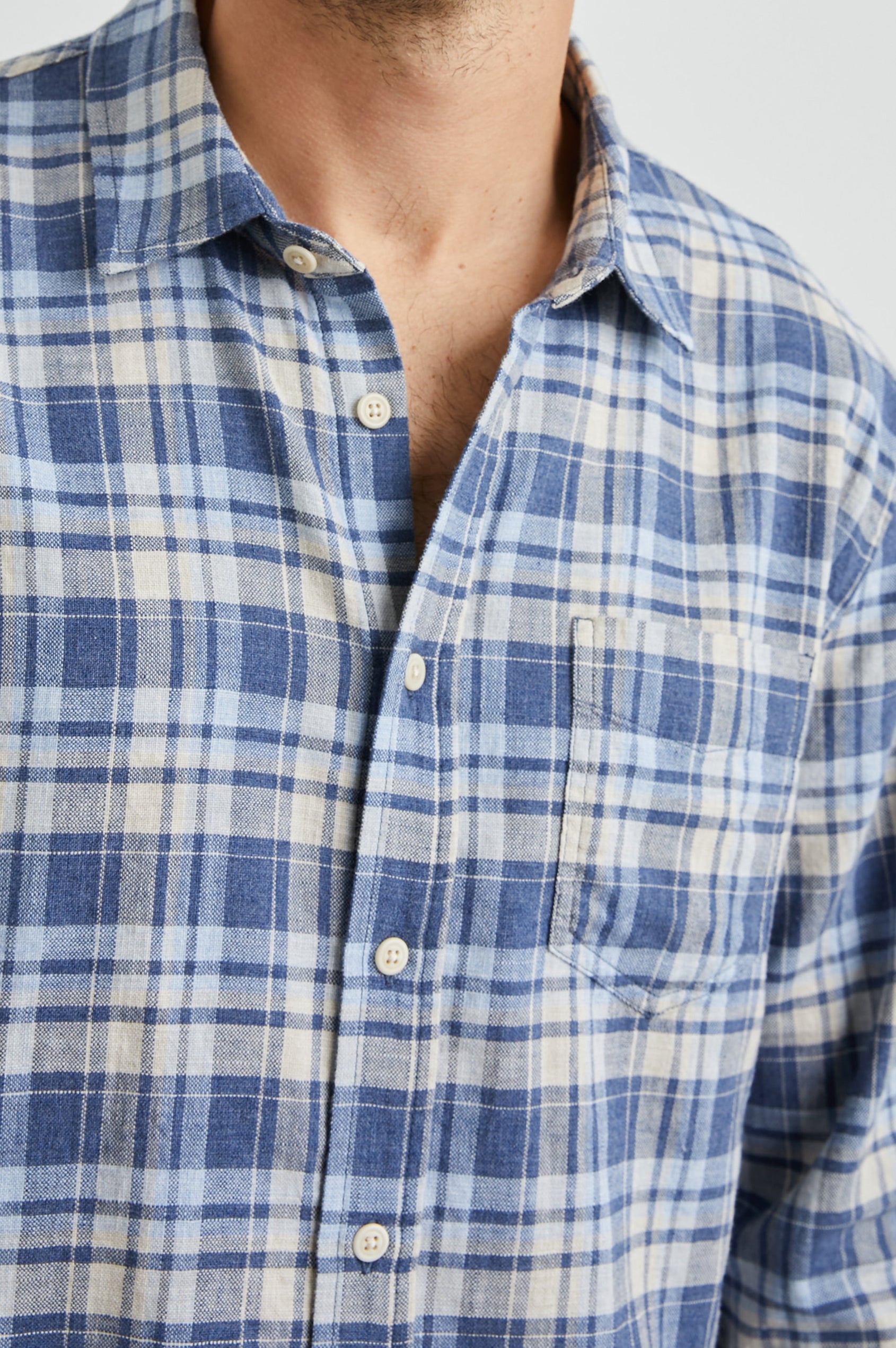 WYATT NAVY SORGHUM OXFORD  - DETAILS