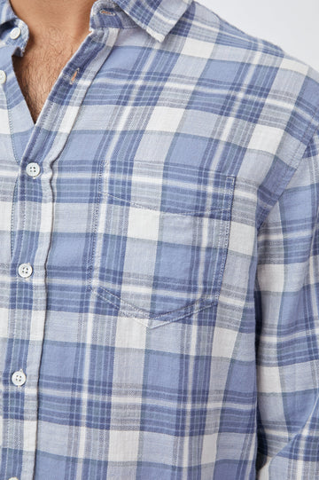 WYATT SHIRT - ROYAL PURPLE STEEL DETAILS