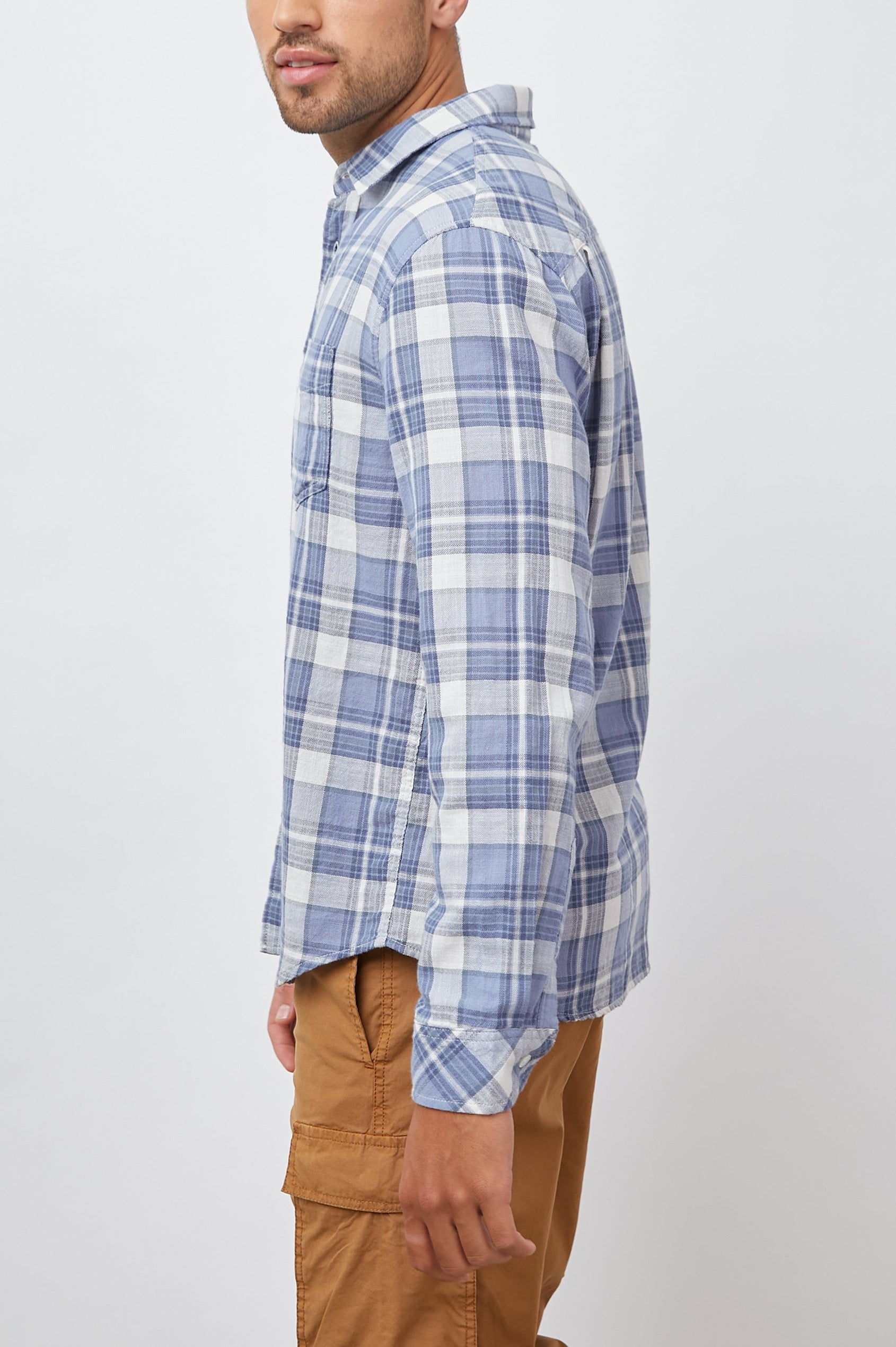 WYATT SHIRT - ROYAL PURPLE STEEL SIDE BODY