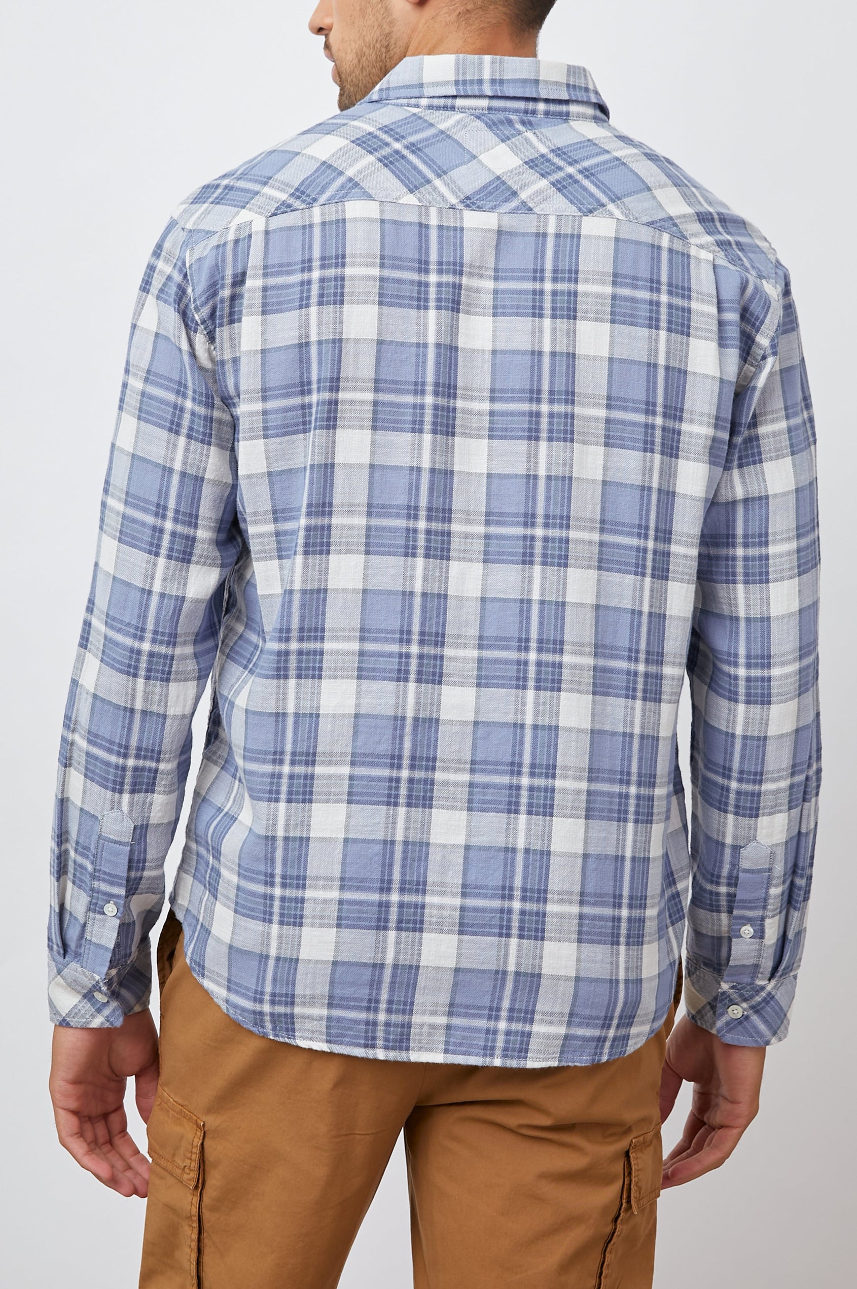 WYATT SHIRT - ROYAL PURPLE STEEL BACK BODY