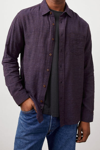 WYATT SHIRT - CURRANT