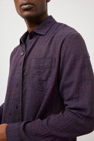 WYATT SHIRT - CURRANT