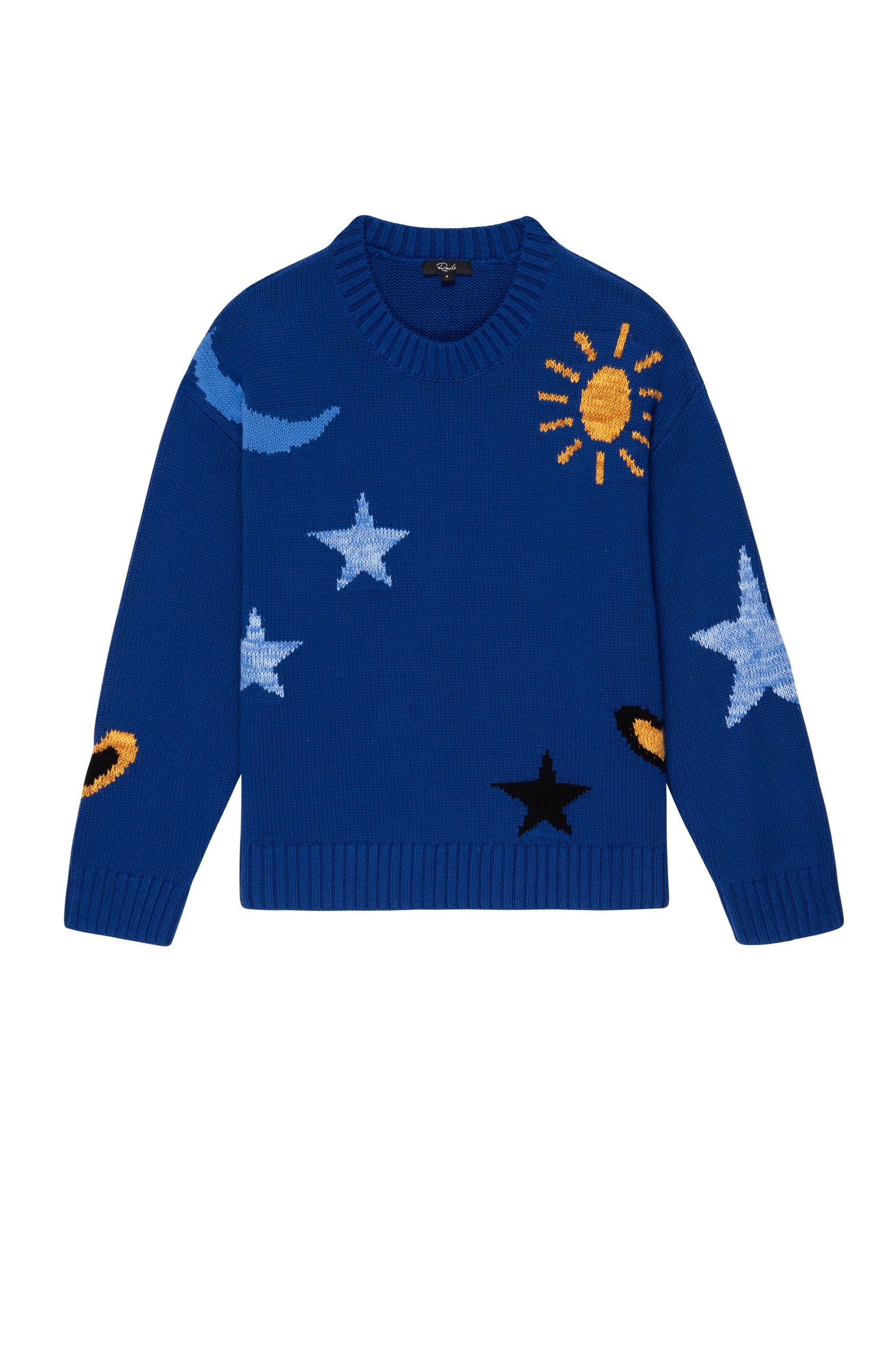 ZOEY SWEATER - COBALT GOLD GALAXY