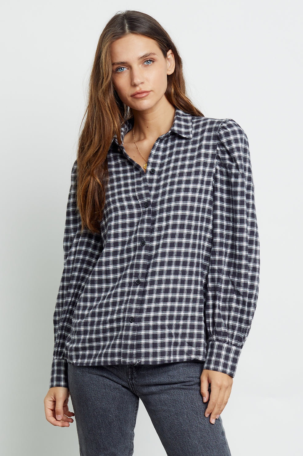 angelica sable ivory shirt front