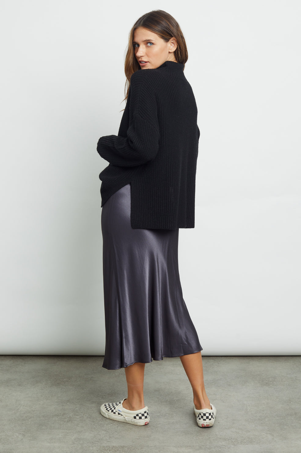 berlin slate skirt back