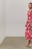 full body video featuring the model spinning showing flow of the dress.