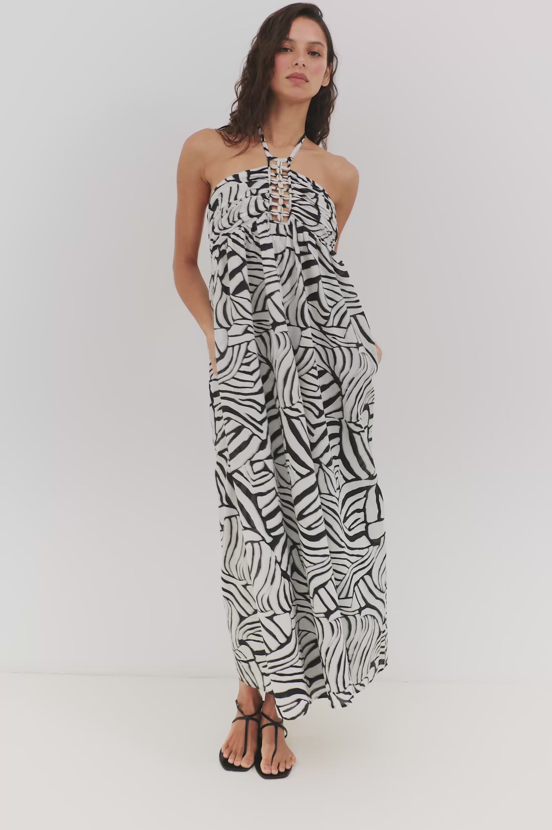 RAILS X LSPACE PALAZZO DRESS - PLAYA BLANCA