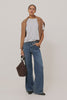Siena Slouchy Hobo Bag in Suede With Knotted Top Strap, Zipper Closure With Fringe Tassel And Interior Snap Button Slip Pocket in Espresso Suede Colorway - Video -Front Full Body Stylized View Featured on model.