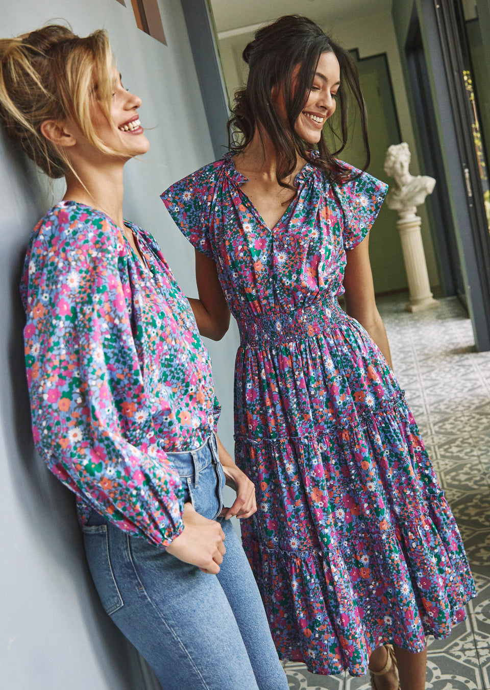 Editorial image of Indi Top and Amellia Dress