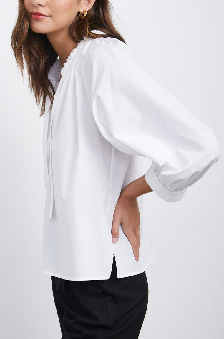 AMAL WHITE TOP- SIDE
