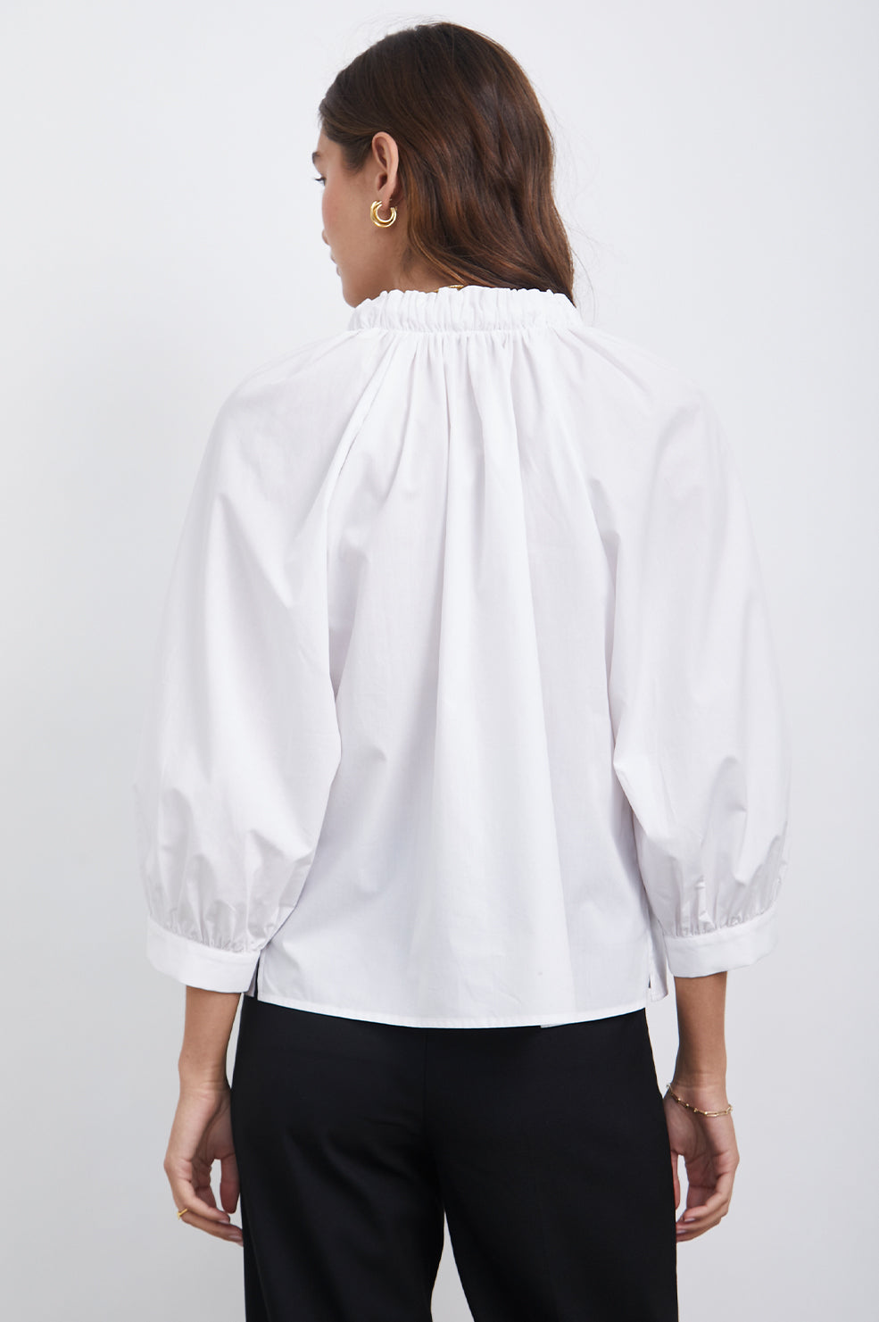 AMAL WHITE TOP- BACK